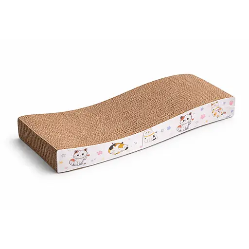 Cat Scratcher – Curved Corrugated Cardboard Lounger