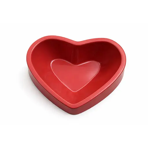 Heart-Shaped Pet Bowl – Stylish Food & Water Dish for Cats & Dogs