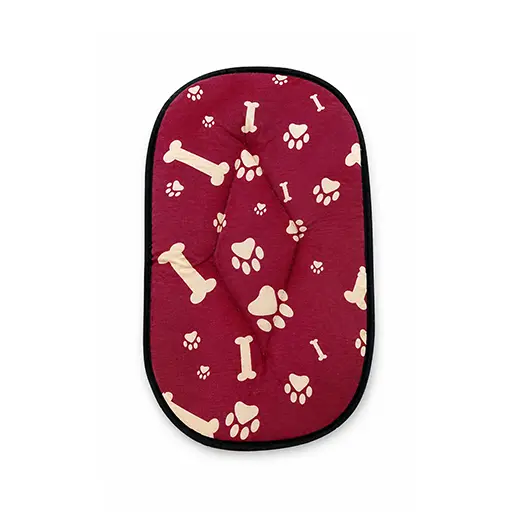 Premium Pet Cushion – Paw & Bone Print