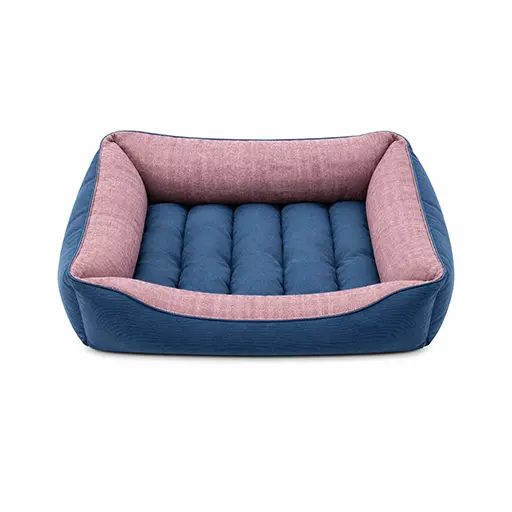 Pet Bed Luxury Blue & Pink