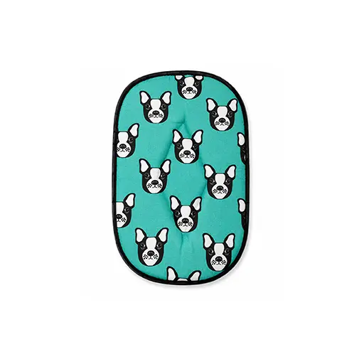 Premium Pet Cushion – French Bulldog Faces Print