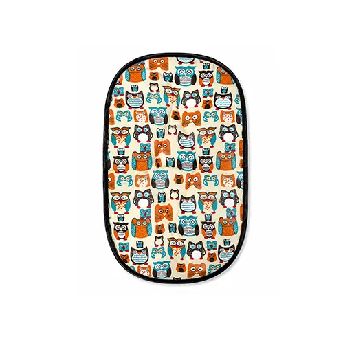 Premium Pet Cushion – Colourful Owl Print