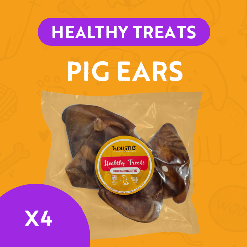 Healthy Treats - Pig Ears Dehydrated x4