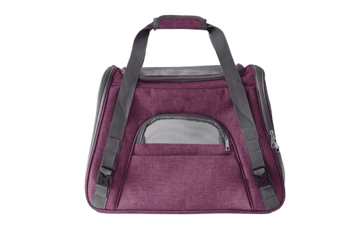 Pet transport bag PETVENTURE 45x25x34cm up to 7kg - Purple