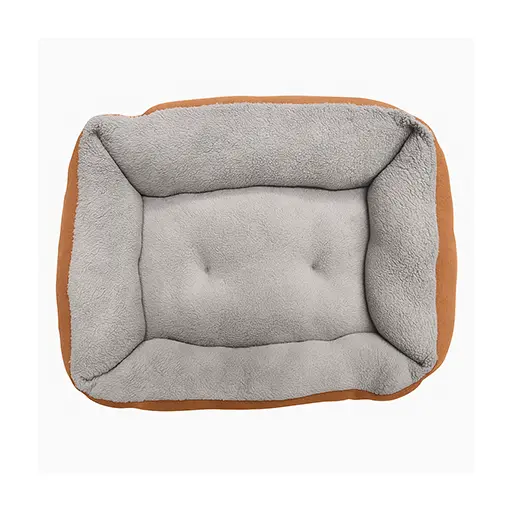 Pet Bed Cozy Haven – Brown & Grey